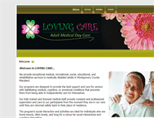 Tablet Screenshot of lovingcaremaryland.com